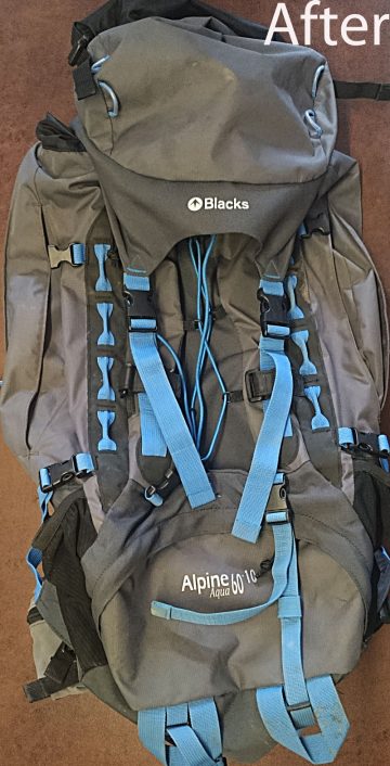 BLACKS rucksack zip fix