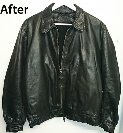 Vintage jacket torn zip repair - Image 4