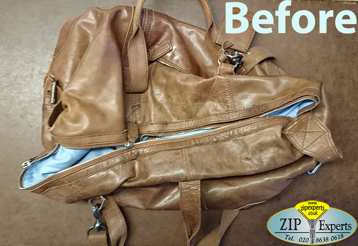 travel bag zip repair near me