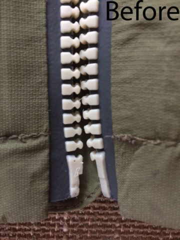 Ski Jacket Insertion box fix
