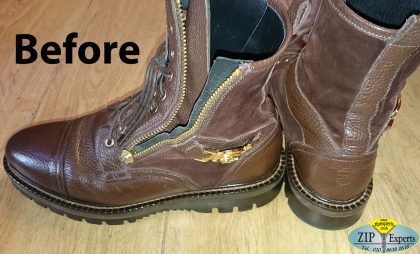 VERSACE boots - zip fix - Image 2