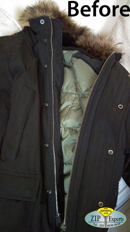 GAP jacket - insert pin repair - Image 2