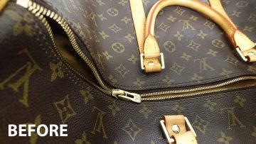 LOUIS Vuitton travel Bag-zip repair