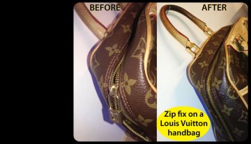 L. Vuitton bag-ZIP repair
