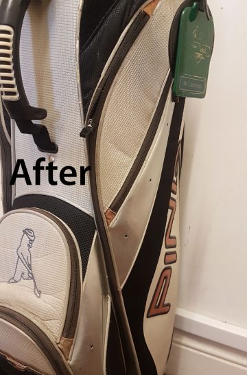PING golf bag, pocket repair