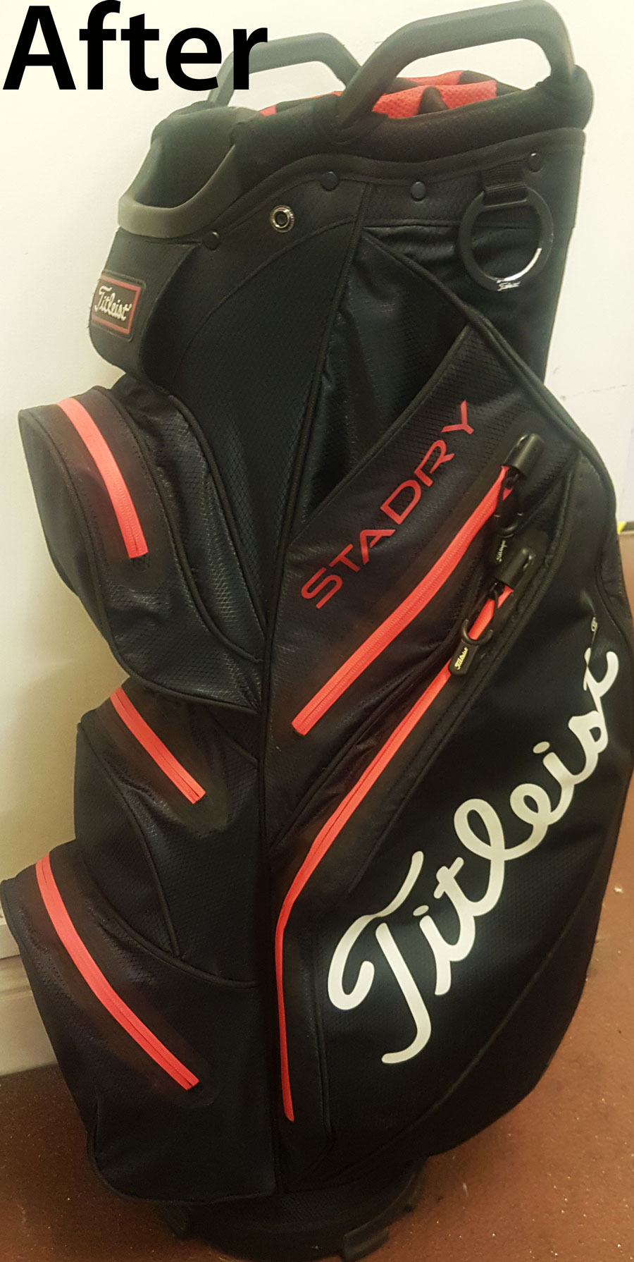 TITLEIST golf bag, zip repair - Zip Experts