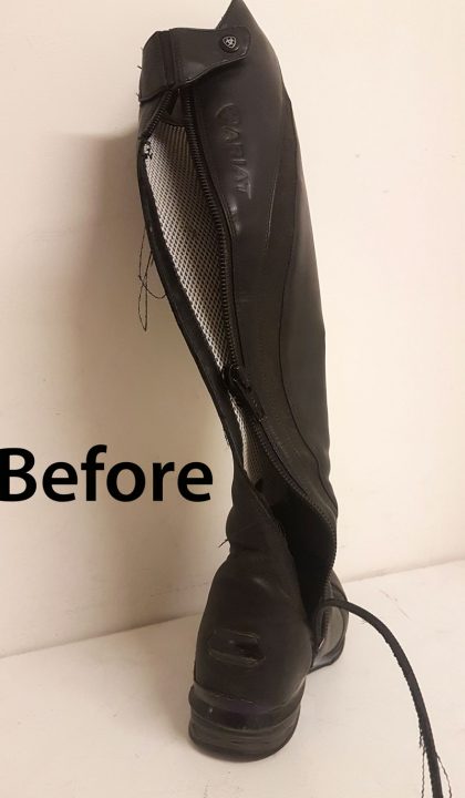 ARIAT riding boots - zip replacement - Image 3