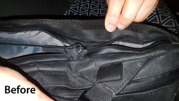 NOMATIC rucksack zip fix