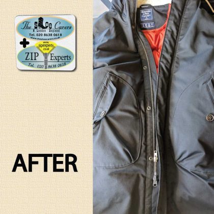 ABERCROMBIE & Fitch jacket zip repair