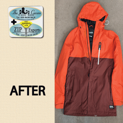 BONFIRE ski jacket - missing teeth re-created - Image 3