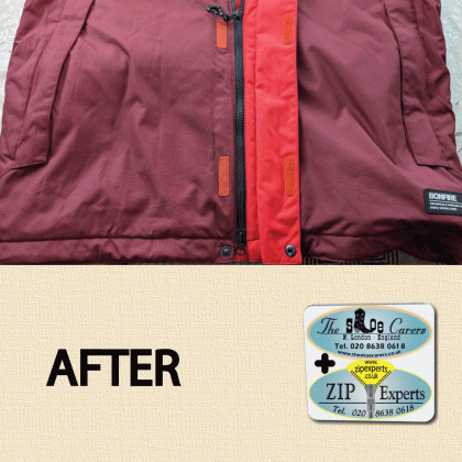 BONFIRE ski jacket - missing teeth re-created - Image 2