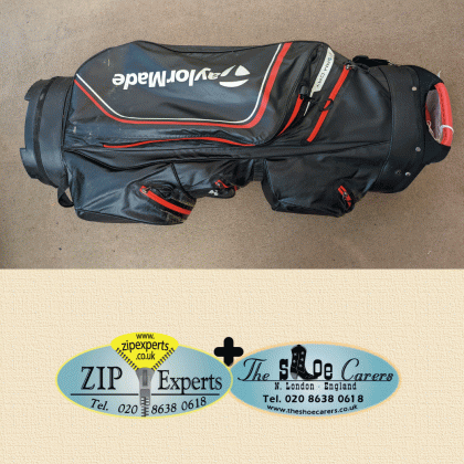 TAYLORMADE Storm Dry golf bag - teeth glue removal - Image 3
