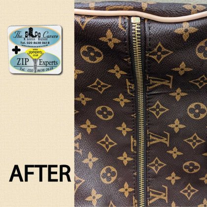 Louis Vuitton holdall zip & teeth repair - Image 5