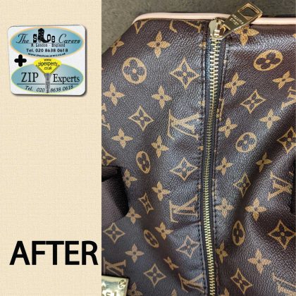 Louis Vuitton holdall zip & teeth repair - Image 4