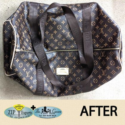 Louis Vuitton holdall zip & teeth repair - Image 3