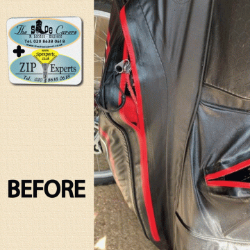 TAYLORMADE Storm Dry golf bag - teeth glue removal