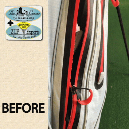 TAYLORMADE bag zip repair