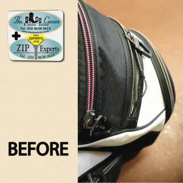 CALLAWAY custom golf bag zip repair