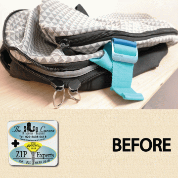 COTE & CIEL backpack zip & teeth repair