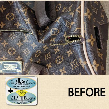 Louis Vuitton holdall zip & teeth repair - Image 2