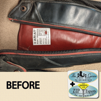 ARIAT boots zip repair - Image 2