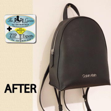CALVIN Clein backpack zip repair