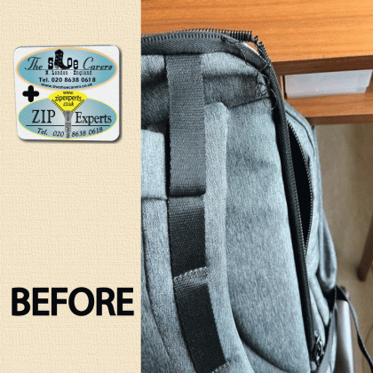 COTE & SIEL backpack zip teeth & slider repair