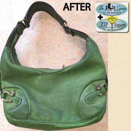 BURBERRY handbag zip and teeth