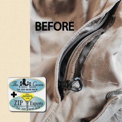 VOLCOM overall pocket zip fix