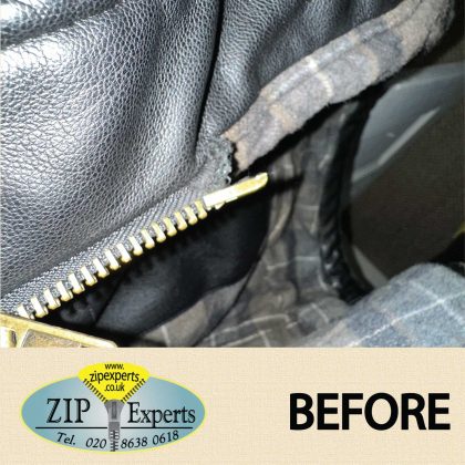 MATCHLESS jacket zip pin rebuild - Image 2
