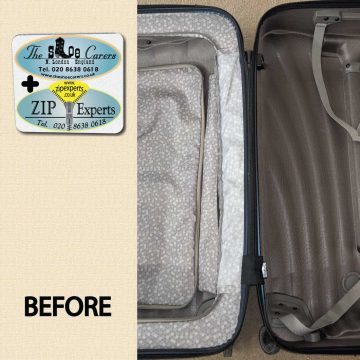 SAMSONITE zip repair - new sliders + long locking pulls
