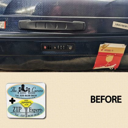 SAMSONITE zip repair - new sliders + long locking pulls - Image 2