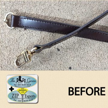 Louis Vuitton strap, change holder