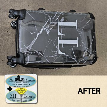 LL suitcase - Zip & back repair