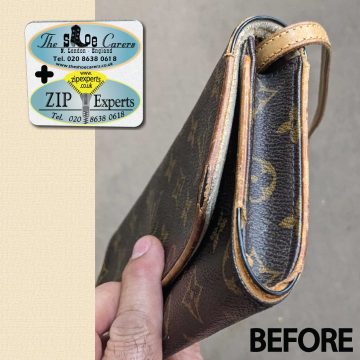 Louis Vuitton wallet – piping repair
