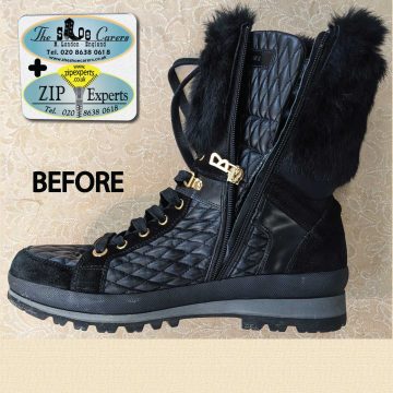 BOGNER boots zip repair