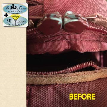 INCASE backpack zip repair