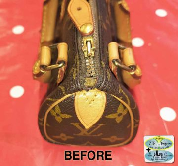 Louis Vuitton Nano Speedy - zip termination repair