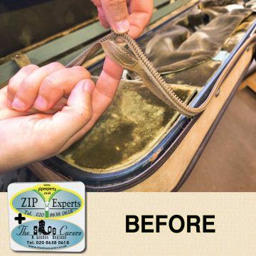 Violin case - zip replacement